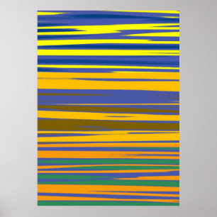 Affiche Stripes Pattern