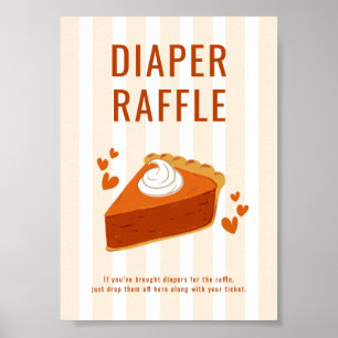 Affiche Stripes Petit Cutie Pie Diaper Raffin Table Signal