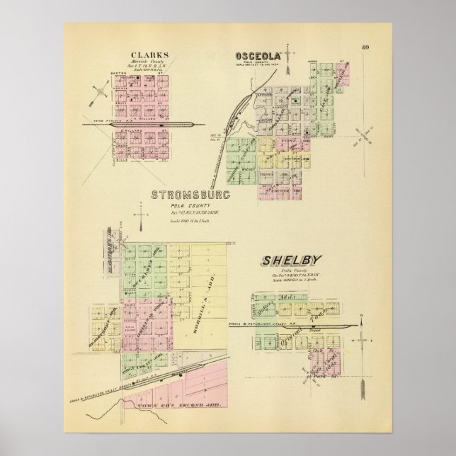 Affiche Stromsburg, Nebraska (Devant)