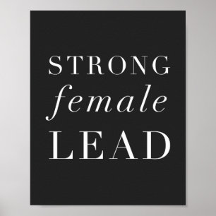 Affiche Strong Female Lead Funny Actor Quote