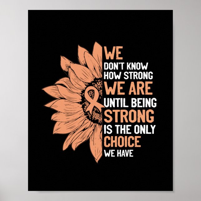 Affiche Strong Is The Only Choice (Devant)