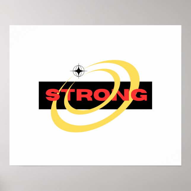 Affiche Strong – Strength Begins Within (Devant)
