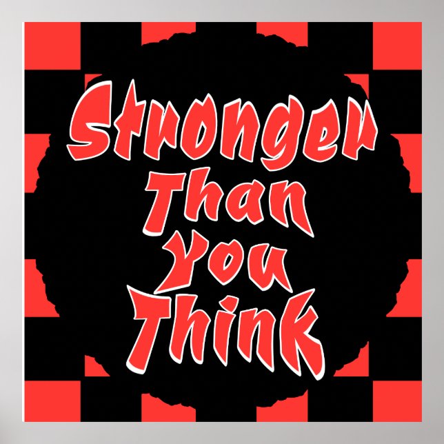 Affiche Stronger Than You Think (Devant)
