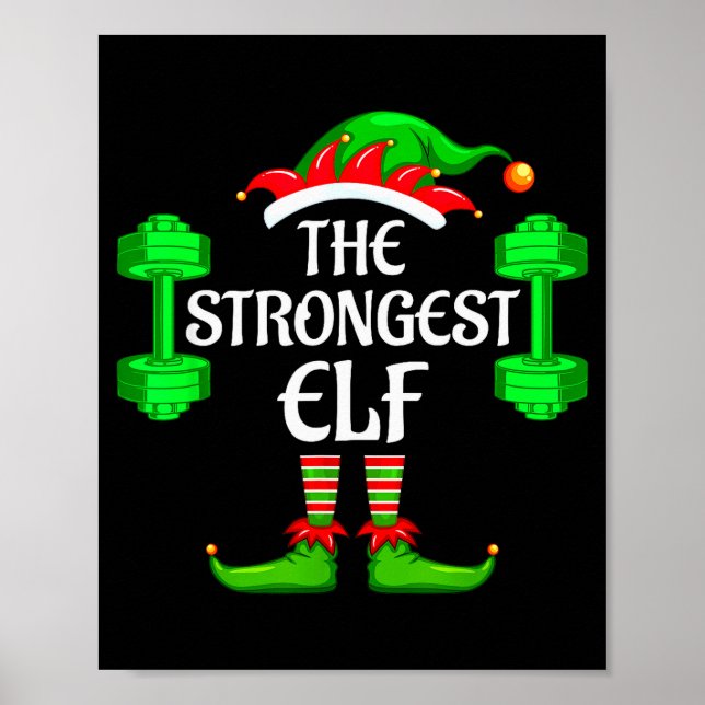 Affiche Strongest Elf Matching Family Group Christmas Part (Devant)
