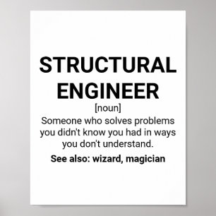 Affiche Structural Engineer Meaning Quote