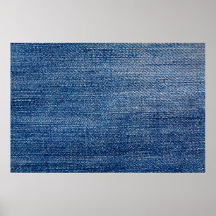 Affiche Structure en denim tissu Jeans bleu