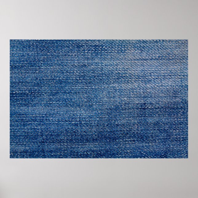Affiche Structure en denim tissu Jeans bleu (Devant)