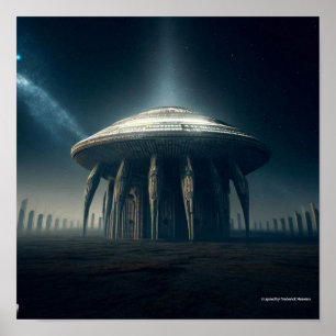 Affiche Structure extraterrestre