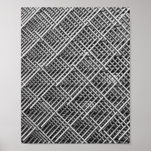 Affiche Structure métallique complexe