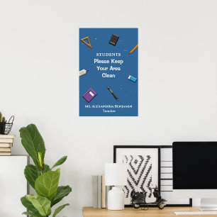 Affiche Student Teacher Back to School Personalize