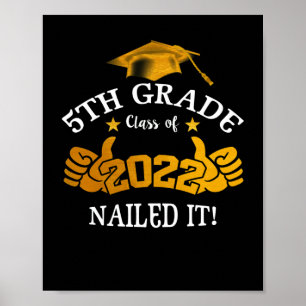 Affiche Students Graduation 5th Grade Class of 2022