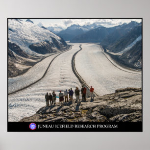 Affiche Students observe the Gilkey Trench in Alaska