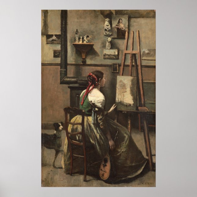 Affiche Studio Corot - Jean-Baptiste - Corot Fine Art (Devant)