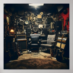 Affiche Studio Grungy Rock