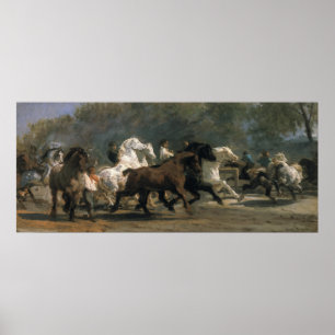 Affiche Study for the Horsemarket, 1900
