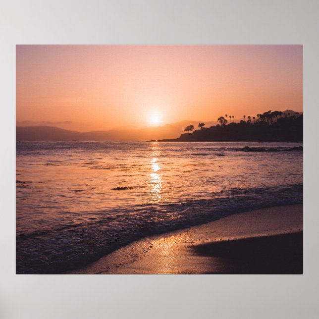 Affiche Stunning Beach Sunset (Devant)