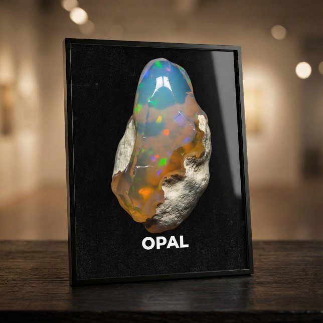 Affiche Stunning Natural Opal Gemstone (Créateur téléchargé)