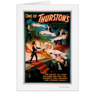 Affiche stupéfiante de magie des mystères de