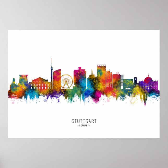 Affiche Stuttgart Germany (Devant)