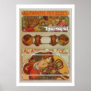 Affiche Style Art Nouveau, Mucha
