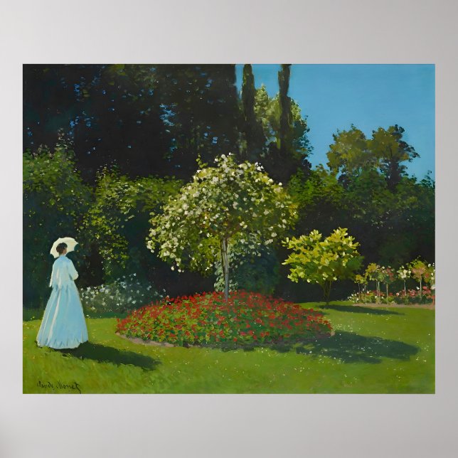 Affiche style artistique de Claude Monet (Devant)