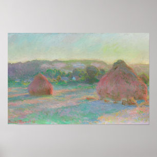 Affiche style artistique de Claude Monet