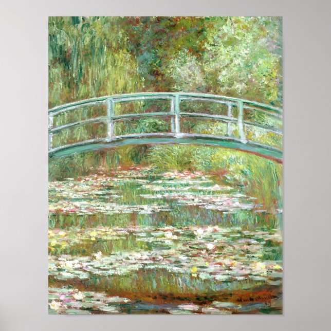 Affiche style artistique de Claude Monet (Devant)