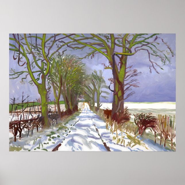 Affiche Style artistique de David Hockney (Devant)