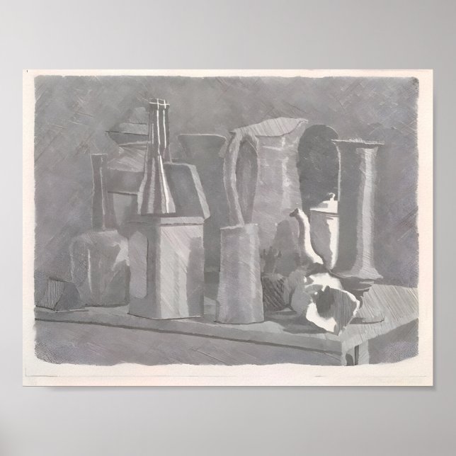Affiche style artistique de Giorgio Morandi (Devant)