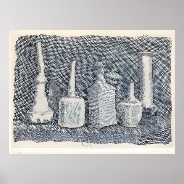 Affiche style artistique de Giorgio Morandi (Devant)