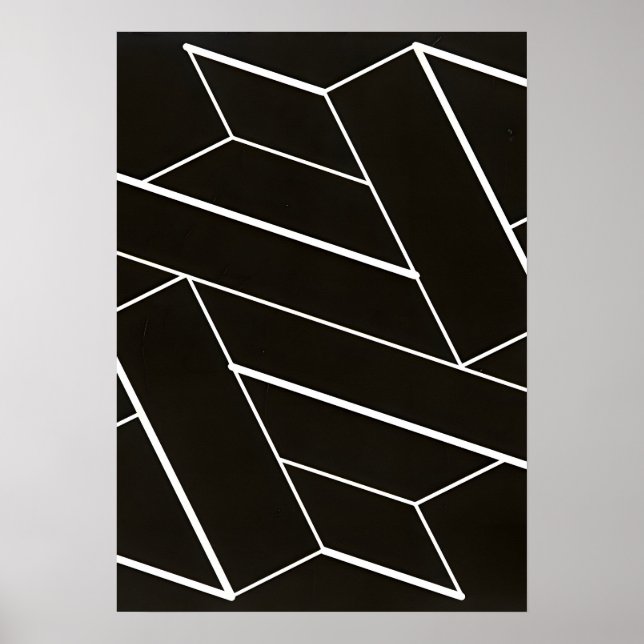 Affiche style artistique de Josef Albers (Devant)