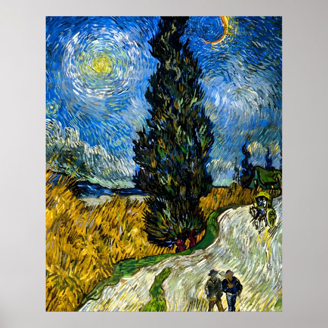 Affiche style artistique de Vincent Van Gogh (Devant)