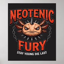 Style Axolotl Vintage skateboard Rad néon des anné