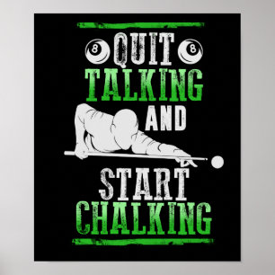 Affiche Style Billard