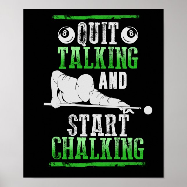 Affiche Style Billard (Devant)