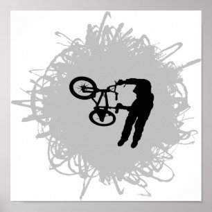 Affiche Style BMX Scribble