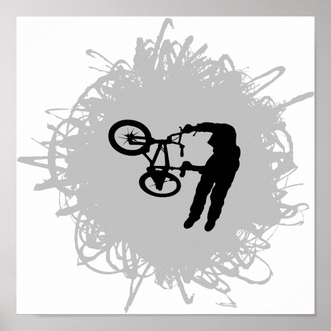 Affiche Style BMX Scribble (Devant)