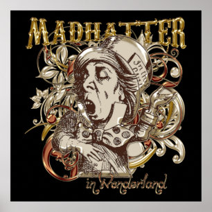 Affiche Style Carnivale de Hatter Mad (Version Or)