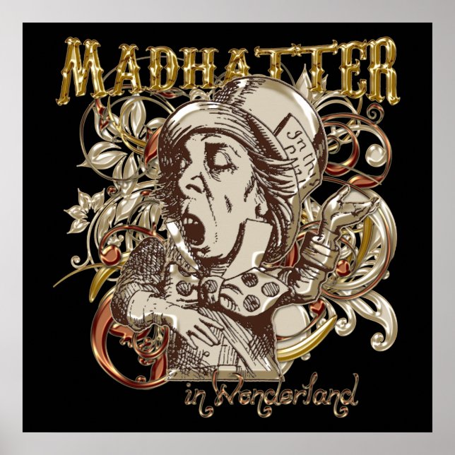 Affiche Style Carnivale de Hatter Mad (Version Or) (Devant)