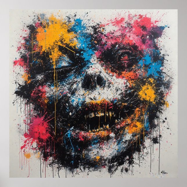 Affiche Style d'art graffiti (Devant)
