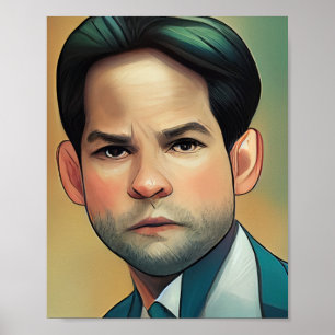 Affiche Style de B.D. Marco Rubio