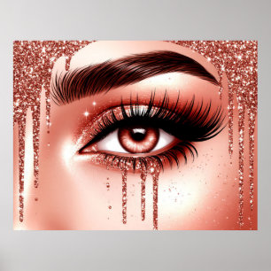 Affiche ✨ Style de Maquillage des Yeux Glam Pour les Espac