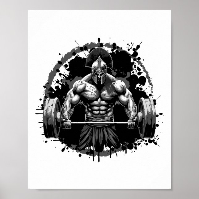 Affiche Style de rêve d'entraînement Inc Bodybuilding spar (Devant)