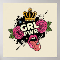 Style de tatouage Girl Power