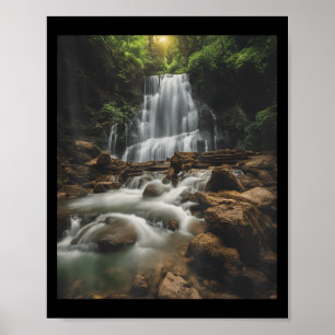 Affiche Style de vie en cascade_ Chutes pastel et appel de