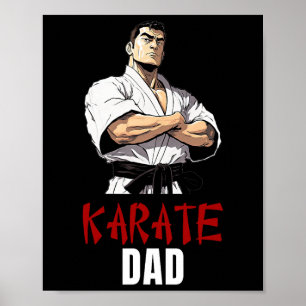 Affiche Style frappant pour les super papas d'arts martiau