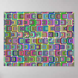 Affiche Style hippie psychédélique super Thunder_Cove