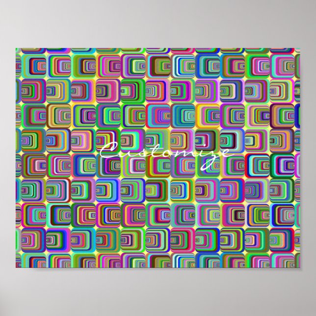 Affiche Style hippie psychédélique super Thunder_Cove (Devant)