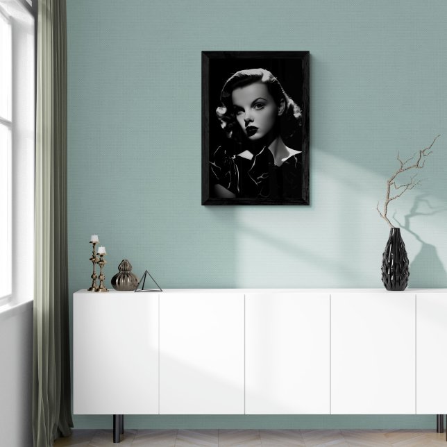 Affiche Style Judy Garland Noir (Créateur téléchargé)