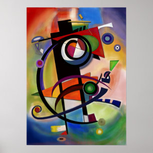 Affiche Style Kandinsky